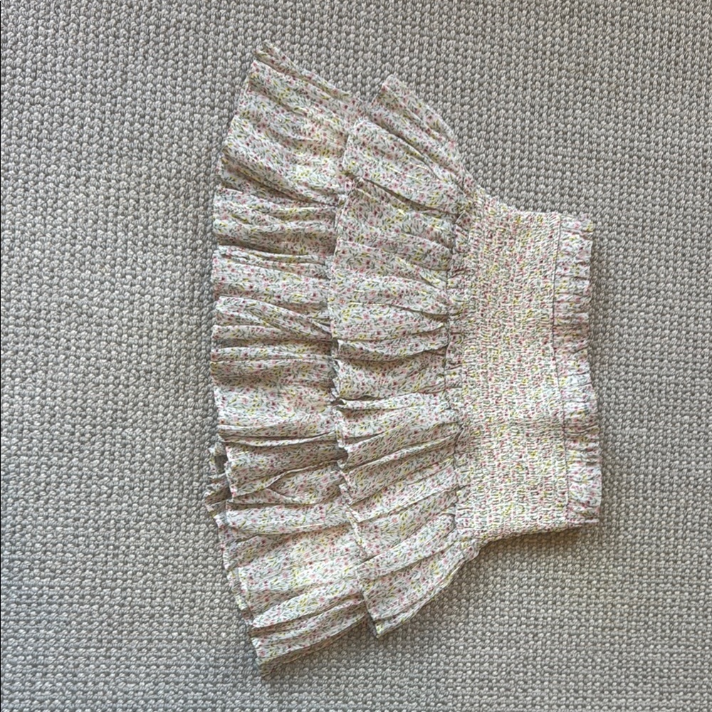 Floral Ruffle Skirt